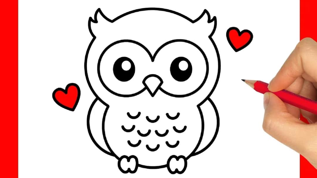 Eule zeichnen leicht gemacht: Schritt-für-Schritt-Anleitung für Anfänger